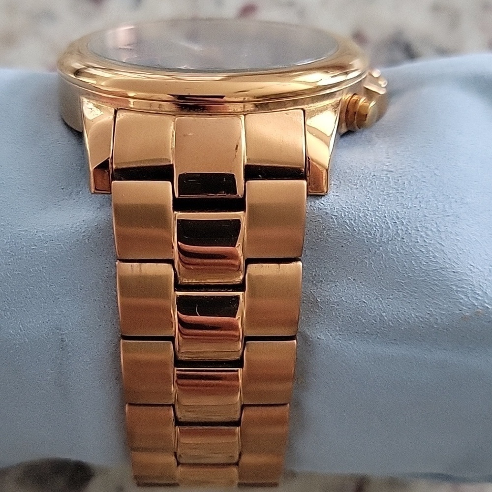 Sperry Top-Sider Halyard Womens Blue Dial Rose Gold Steel Bracelet Watch - Picture 4 of 6